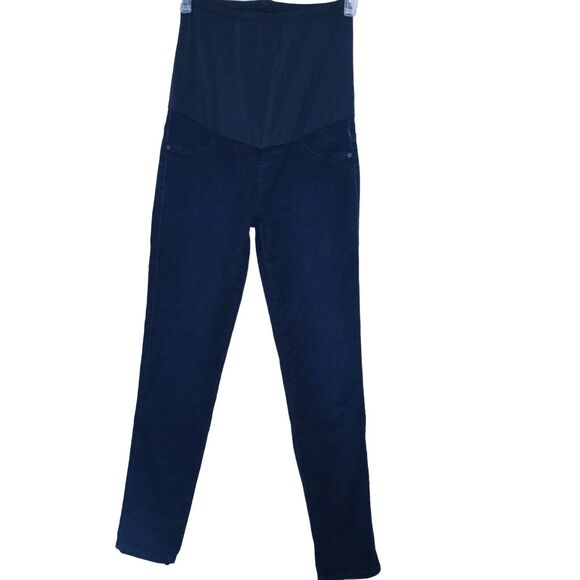 James Jeans Womens Size 29 Blue Skinny Maternity Dark Wash Denim Pull On - Picture 1 of 12